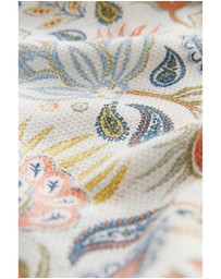 NEXT - Short Sleeve Textured Floral Printed 100% Cotton Shirt