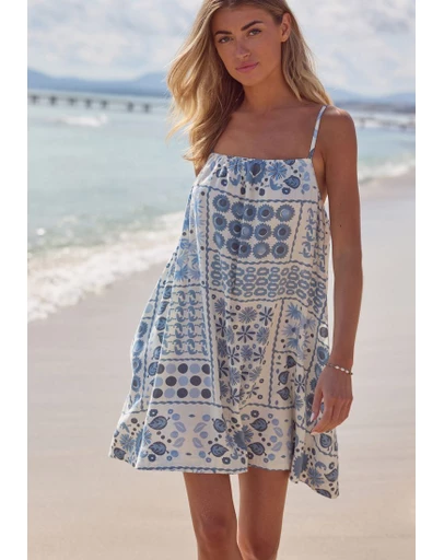 NEXT - Mini Summer Dress With Linen