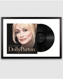 iWorld - Framed Dolly Parton the Very Best of Dolly Parton Vinyl Album Art