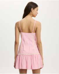 Cotton On - Satin Lace Mini Dress