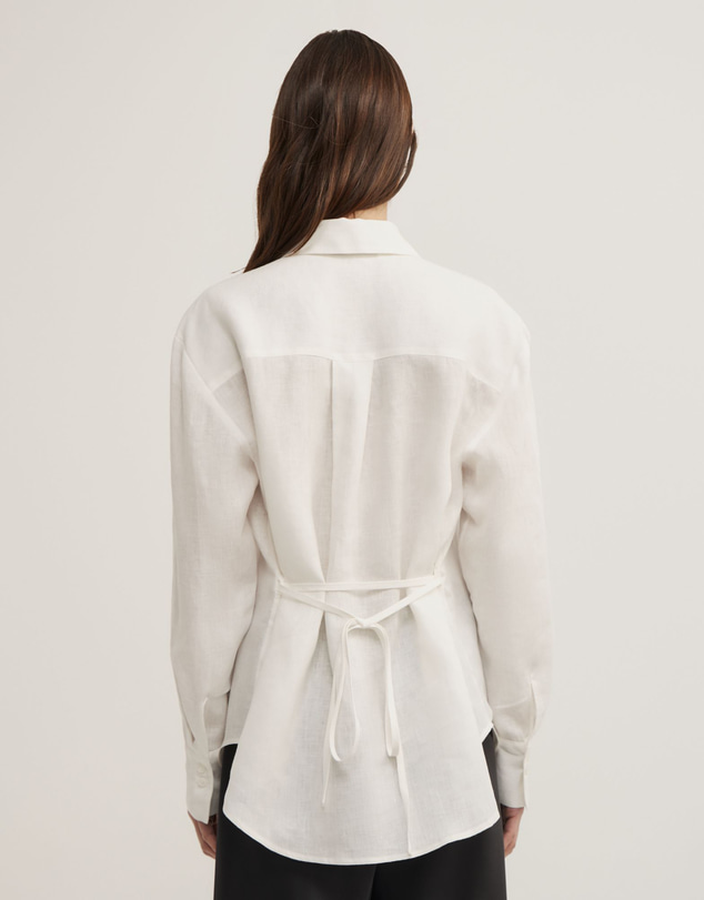 Witchery - Linen Tie Back Shirt