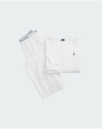 Polo Ralph Lauren - Club Terry Long Sleeve Cotton Jersey Pyjama Set