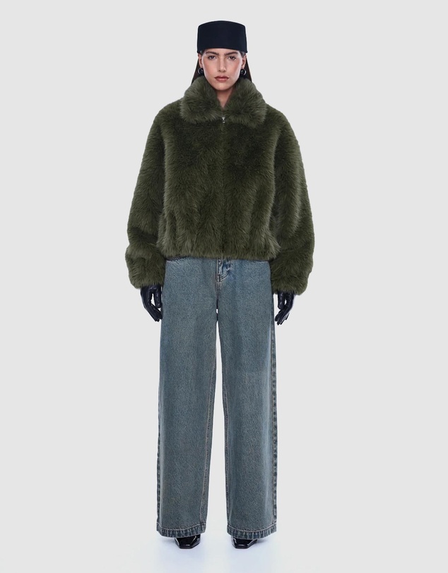 ENA PELLY - Daphne Faux Fur Bomber