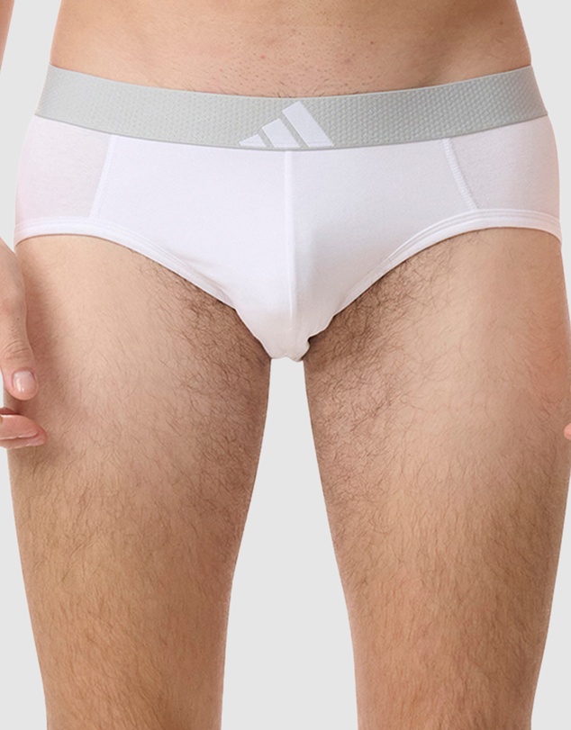 adidas Sportswear - 3 Pack Active Flex Cotton Body Brief Underwear