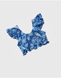 Aqua Blu Kids - Laurel Frill Bikini Set - Kids