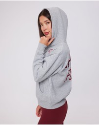 Upstate - Zip Through Hoodie - Grey Marle