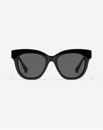 Hawkers Co - HAWKERS - Polarized Black AUDREY RAW Sunglasses for Men and Women UV400