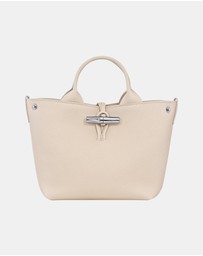 Longchamp - Le Roseau Leather Handbag - Small