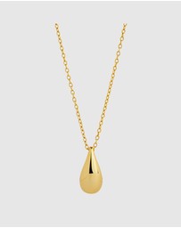 Najo - Eau Yellow Gold Necklace (45cm+ext)