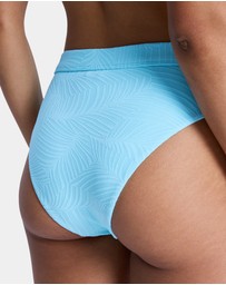 Roxy - Womens Roxy Palm Dream Mid Waist Classic Bikini Bottom