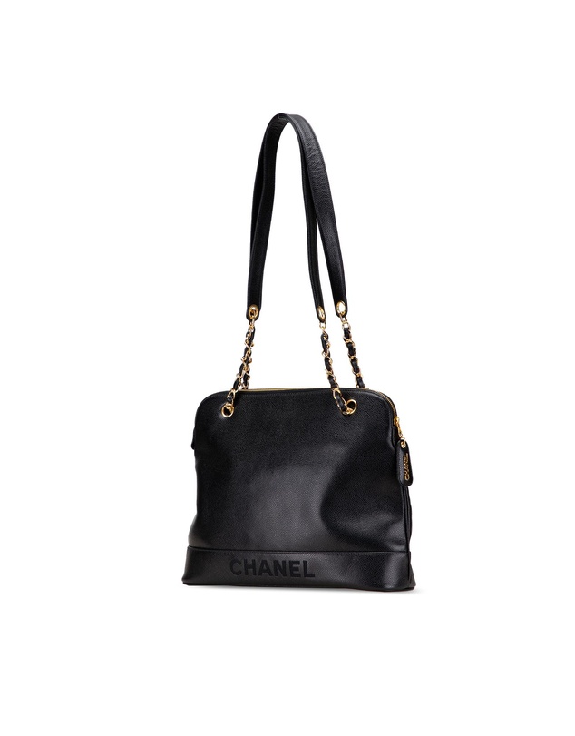 Pre-Loved by Azura Reborn - Pre-Loved Caviar Logo Shoulder Bag