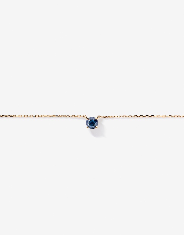 Michael Hill - Australian Sapphire Round Cut Necklace in 10kt Yellow Gold