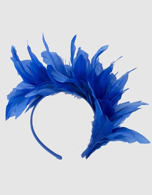 Max Alexander - Modern Royal Blue Racing Fascinator