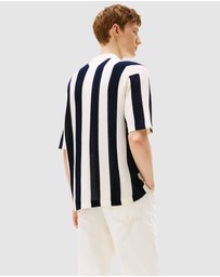Tommy Hilfiger - Open Knit Polo Button Through