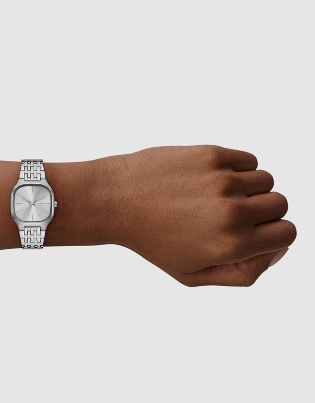 Skagen - Mellem Lille Silver Tone Analogue Watch