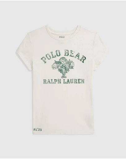 Polo Ralph Lauren - Polo Bear Cotton Jersey Tee - Teens