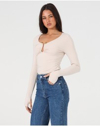 Madison The Label - Leanne L/S Top
