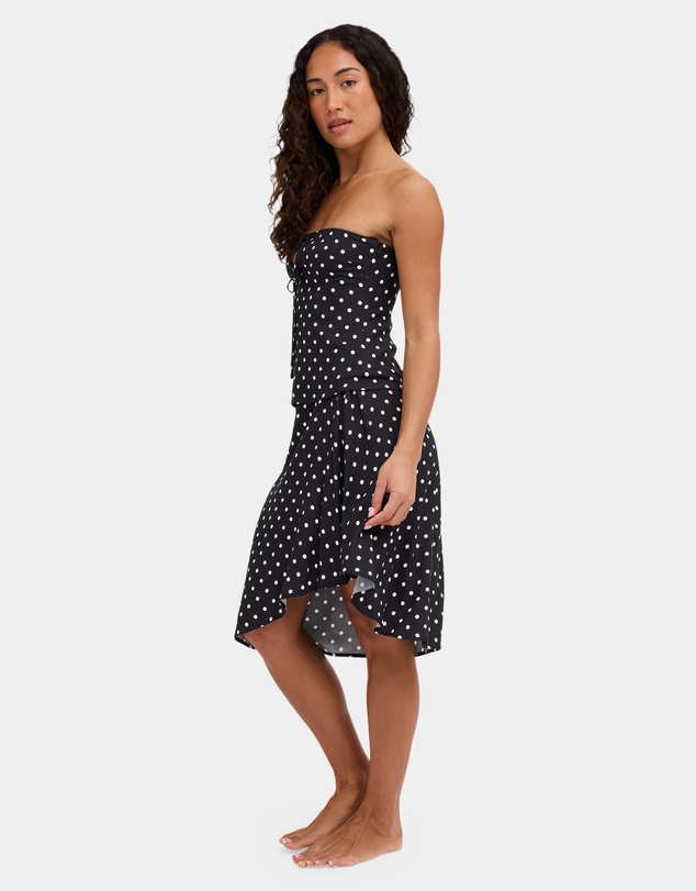 RVCA - Womens Landon Polka Dot Midi Skirt