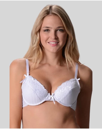 Underwear Of Sweden - Trudie Bra-WhiteGrey x2 Pack (Padded)