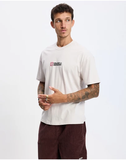 S Double - S Cube Mid Block SS Tee