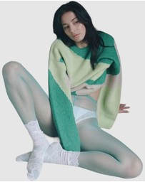 High Heel Jungle - Scalloped Lace Socks