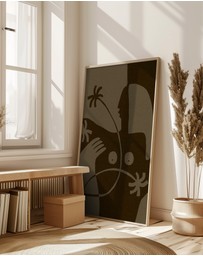 Olive et Oriel - The Land Story 6 by Shatha Al Dafai Art Print