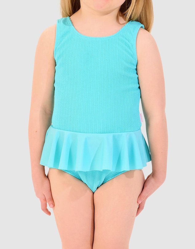 Seafolly - Textured Frill One Piece - Kids