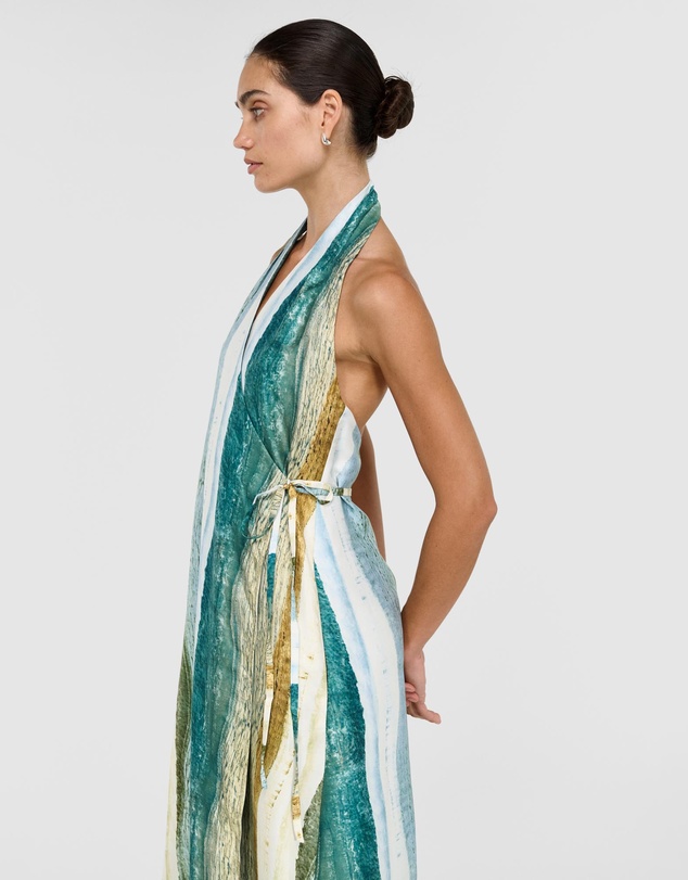 Staple the Label - Anara Wrap Halter Maxi Dress