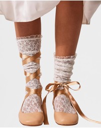 High Heel Jungle - Lace Knee Socks