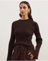 Atmos&Here - Frankie Pleat Knit Top