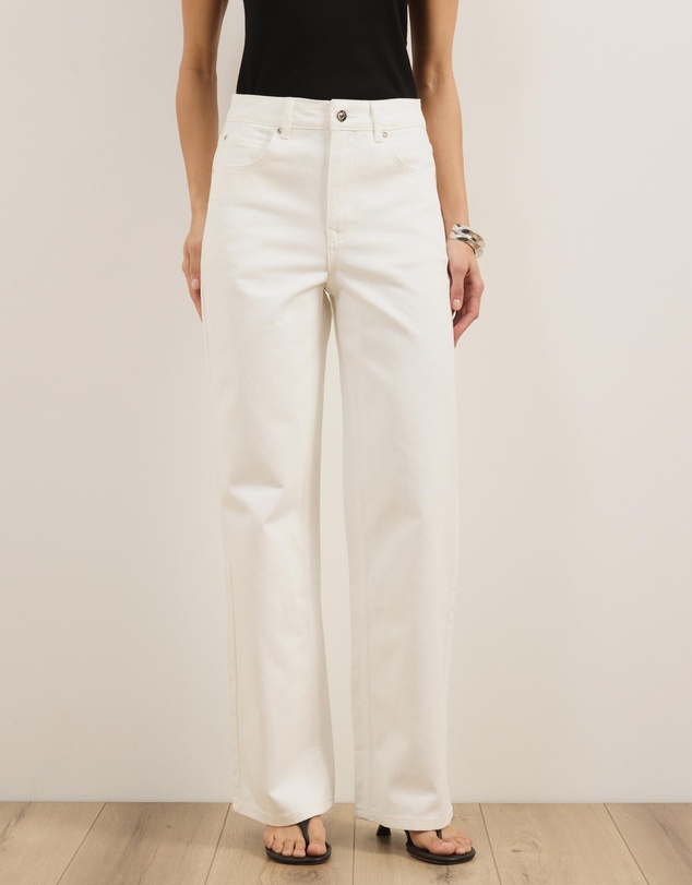 Atmos&Here - Mabel High Rise Wide Leg Jeans