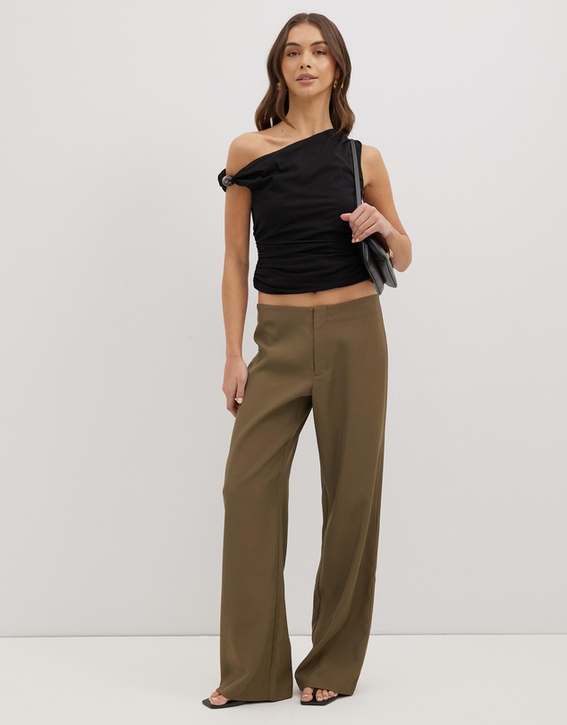 Dazie - Glow Up Low Rise Tailored Pants