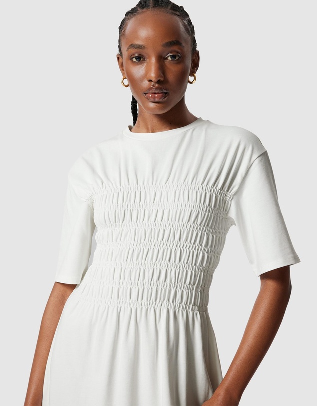 & Other Stories - Smocked Midi Dress