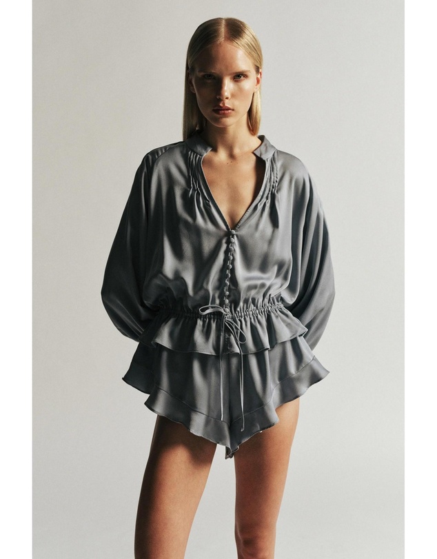 Bardot - Lorelle Frill Detail Playsuit