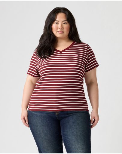 Emily Stripe Warm Cabernet