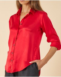 CAMIXA - Satin Silk Shirt