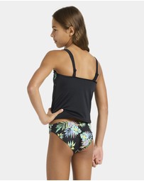 Roxy - Girls 4 to 16 Roxy Active Tankini Set Two Piece