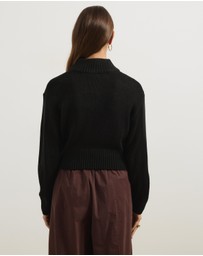 Atmos&Here - Zulu Textured Roll Neck Jumper