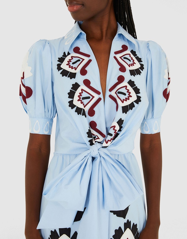 Farm Rio - Artisanal Short Sleeve Maxi Dress