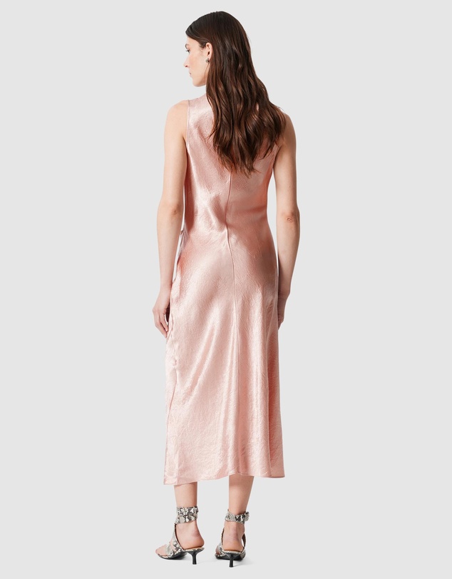 & Other Stories - Draped Satin Midi Dress