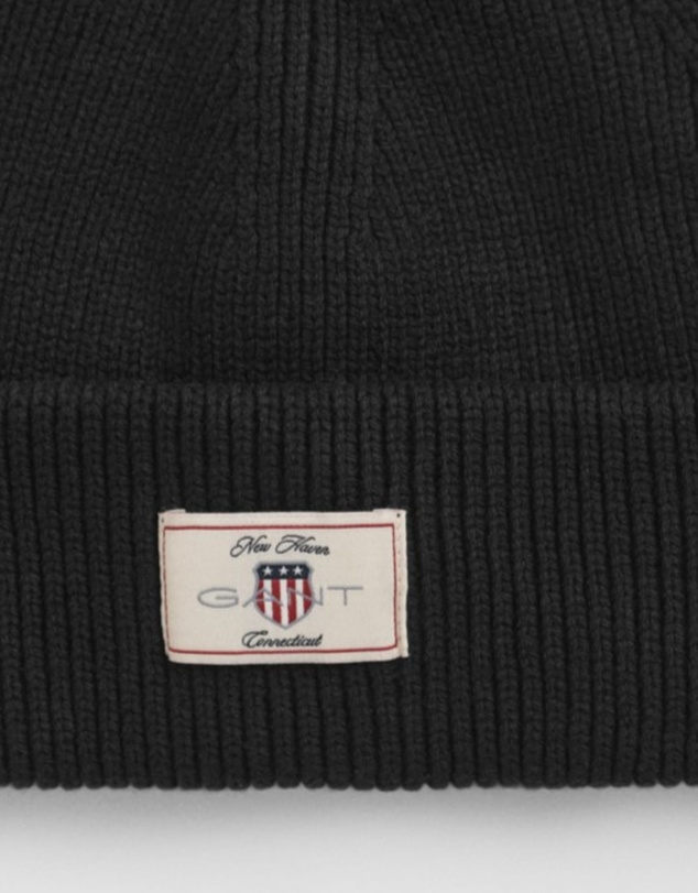 Gant - Ribbed Cotton Blend Beanie