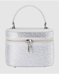 Olga Berg - Beckie Zip Top Crystal Bag