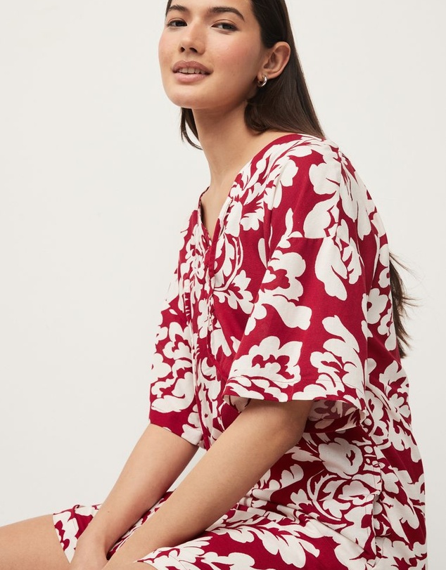 NEXT - Oversized Kaftan with Linen
