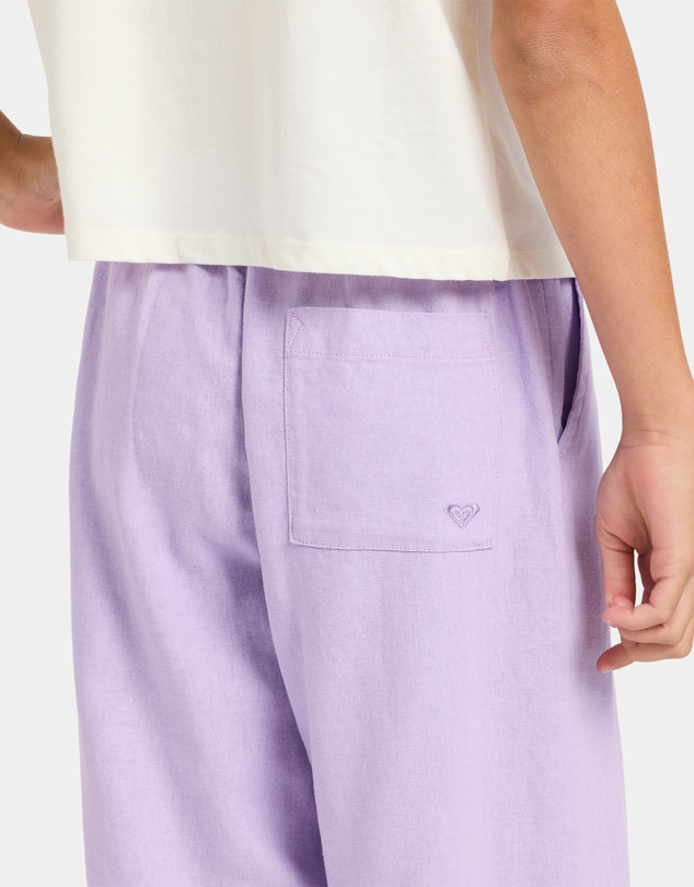 Roxy - Girls 4 to 16 Lekeito Break Linen Pants