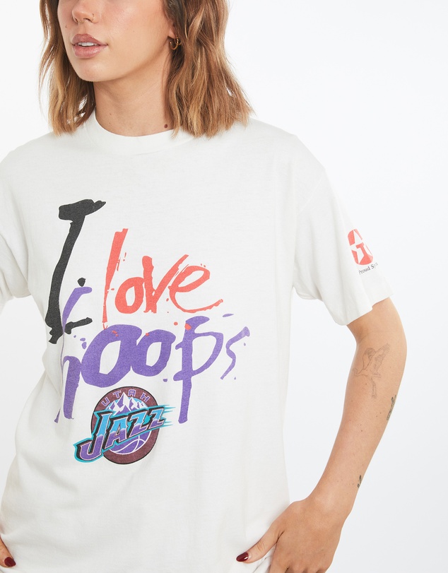 Vintage by The Real Deal - Pre Loved - Vintage 90s NBA Utah Jazz Tee