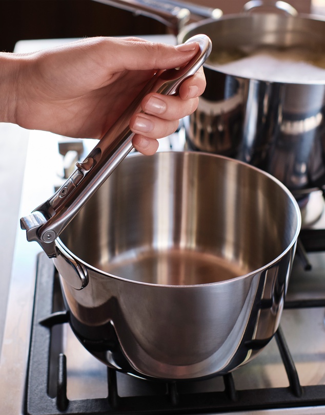 Joseph Joseph - Space Steel 3-piece Stainless-steel Cookware Set with Folding Handles