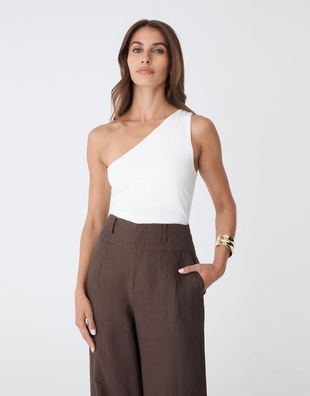 Forcast - Holly Bamboo One Shoulder Top