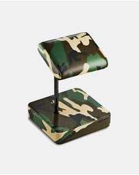 Wolf - Wolf Elements Single Watch Stand Black & Green