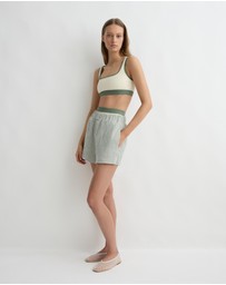 BONDI BORN - Hayden Bikini Top - Sage (Sculpteur®)
