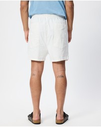 Surrounded By Ghosts - The Natron Denim Drawstring Shorts